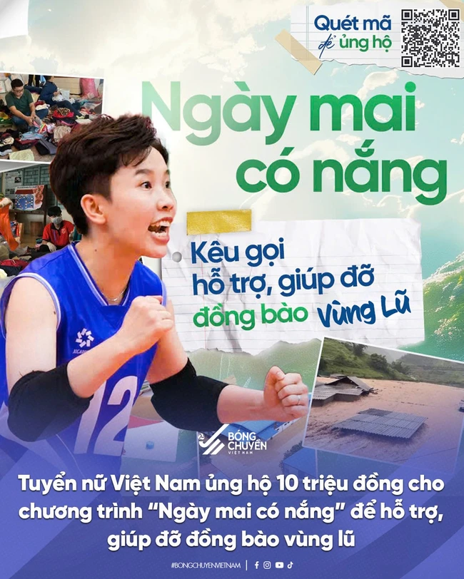 Tin nóng thể thao 13/9: Đội tuyển bóng chuyền nữ có hành động ấm áp, nữ cơ thủ Việt Nam đi vào lịch sử - Ảnh 1.