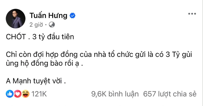 Duy Mạnh và Tuấn Hưng ra kèo làm liveshow lấy tiền ủng hộ đồng bào vùng bão lũ - Ảnh 3.